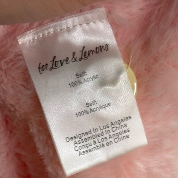 For love and lemons Sheila cropped pastel fuzzy cardigan - Picture 7 of 7